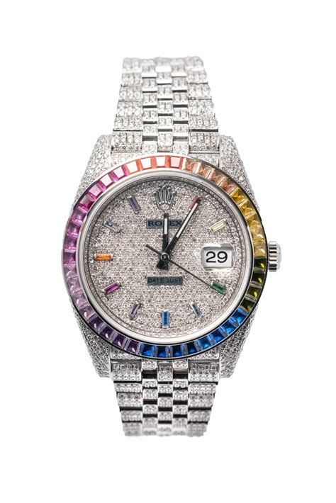 iced fake rolex